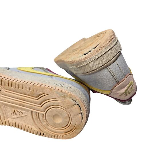 Nike Air Force 1 Low Blue/Pink GS Size 2Y DV7763-001 See Photos - Picture 9 of 10